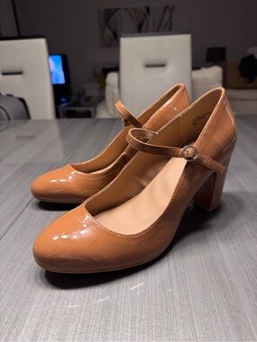 Torrid Mary Jane Block Heel Pumps - Tan